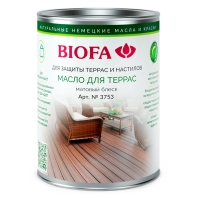 Масло для террас бесцветное BIOFA (3753) 2,5л Масло для террас бесцветное BIOFA (3753) 2,5л