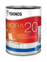 Краска Teknos "Биора 20" (BIORA 20) база РМ3 0,9л полуматовая для внутренних работ Краска Teknos "Биора 20" (BIORA 20) база РМ3 0,9л полуматовая для внутренних работ