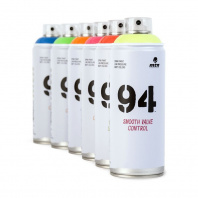 Краска-аэрозоль MTN 94 FLUOR флуорисцентная голубая 400мл Краска-аэрозоль MTN 94 FLUOR флуорисцентная голубая 400мл