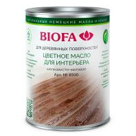 Масло для интерьера BIOFA 8500 бесцветное 2,5л Масло для интерьера BIOFA 8500 бесцветное 2,5л